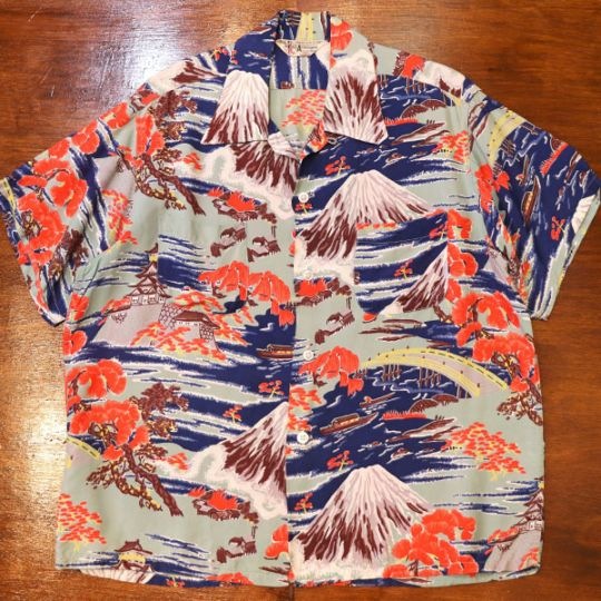 1950s HAWAIIAN SHIRT , Size  XL