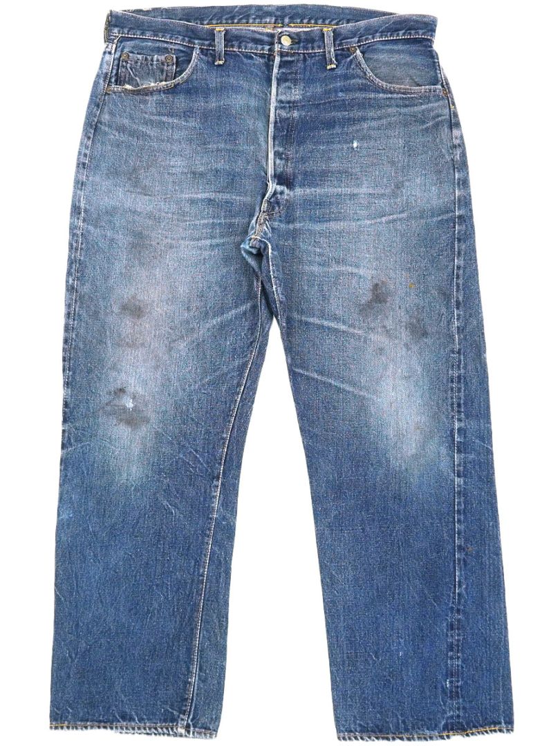 50's Levi's 501XX デニムパンツ 味あり良色落ち 実寸(40x29.5位)