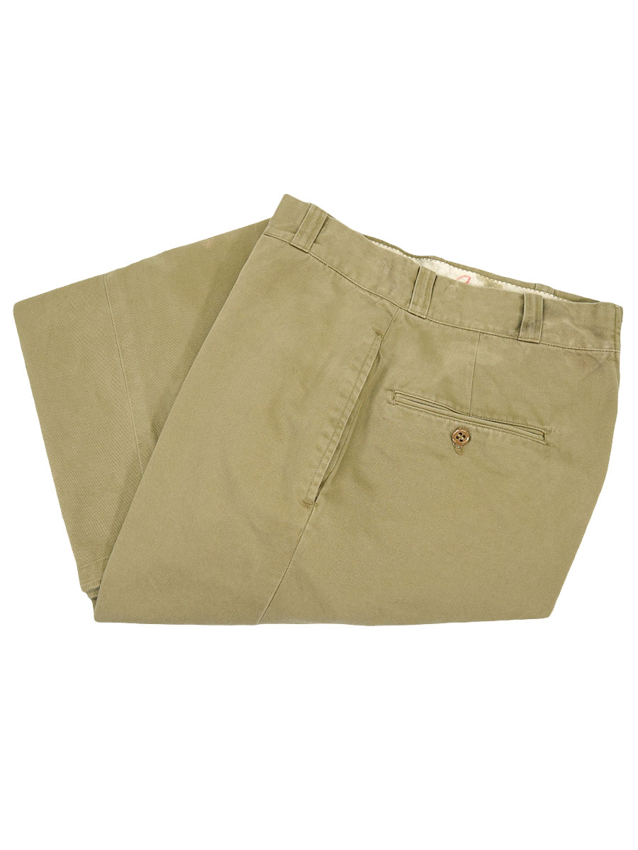 アイアンハート/コットンツイル/チノトラウザーズ/ベージュ系