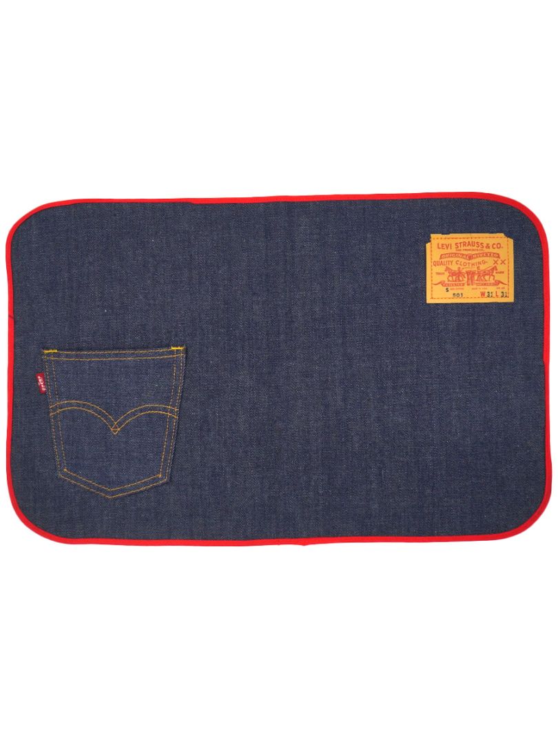 60's Levi's デニムランチョンマット Sタイプパッチ BIG-Eタブ　
