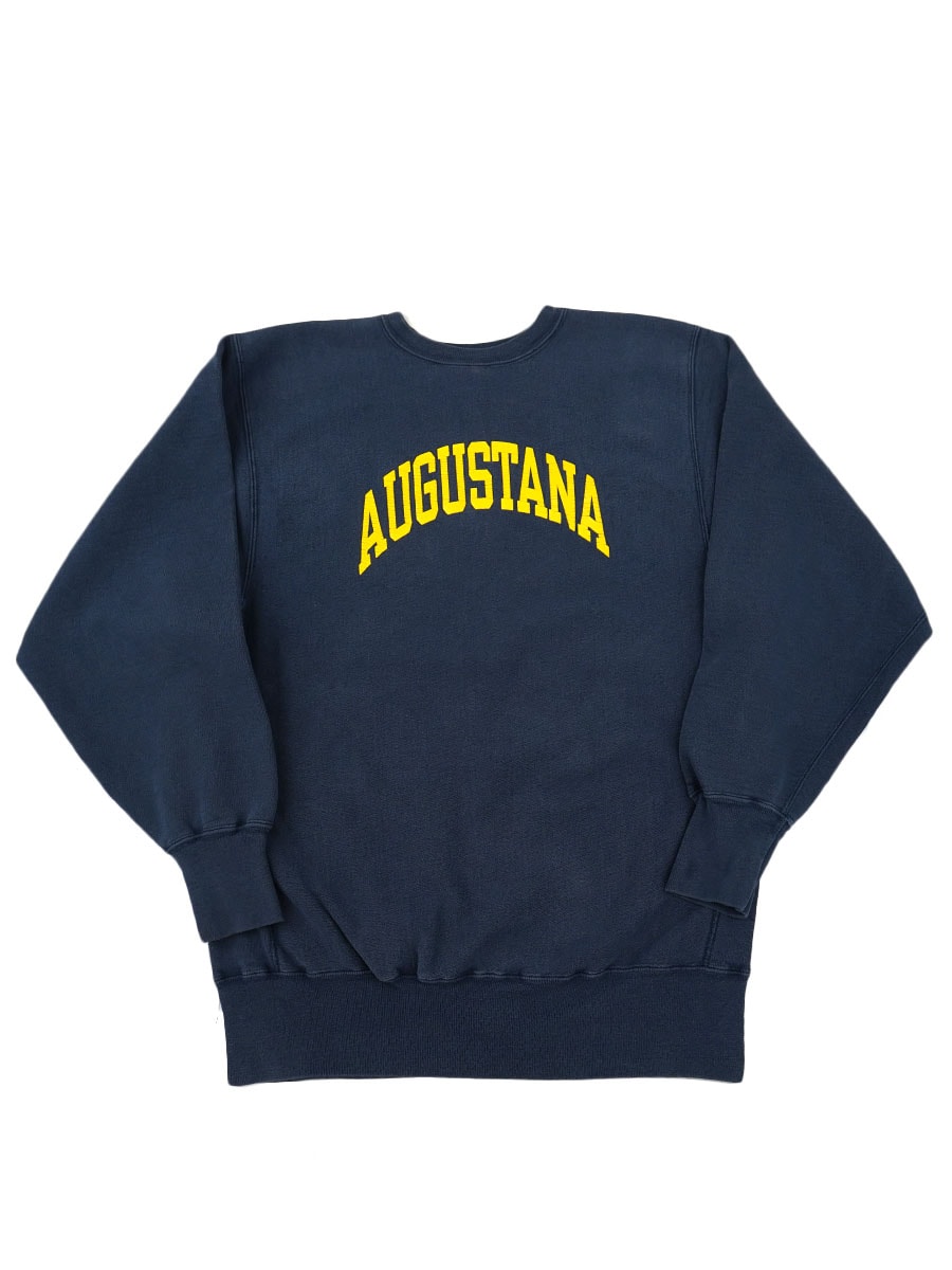 【ヴィンテージ】カンタベリーオブニュージーランド XL ライオンズ 刺繍 レア 90's 刺繍タグ チャンピオンRW ''AUGUSTANA'' ネイビー 表記(XXL