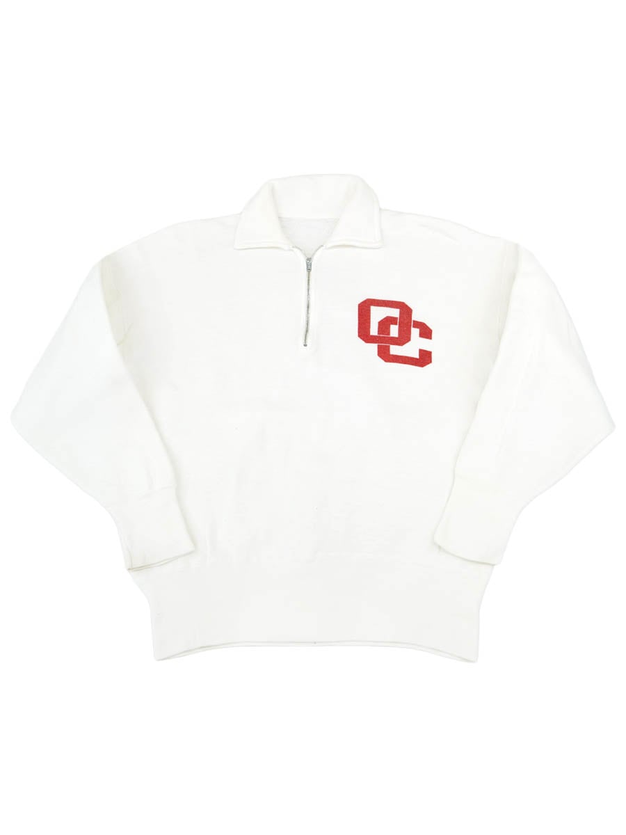 50s ヴィンテージ　BRENT 襟付きハーフジップ　スウェット　霜降り 50s ヴィンテージ BRENT 襟付きハーフジップ スウェット 霜降り