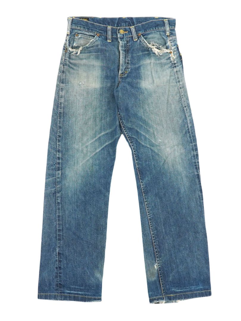 60's Lee 101Z サイド黒タグ デニムパンツ 味あり良雰囲気 表記