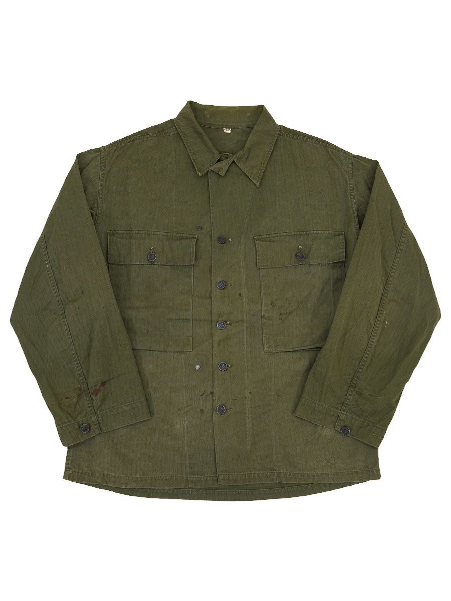 40s US ARMY M-43 HBTジャケット 13スター/ヘリンボーン 40's U.S.ARMY M-43 HBTジャケット 13スターボタン 表記(40R