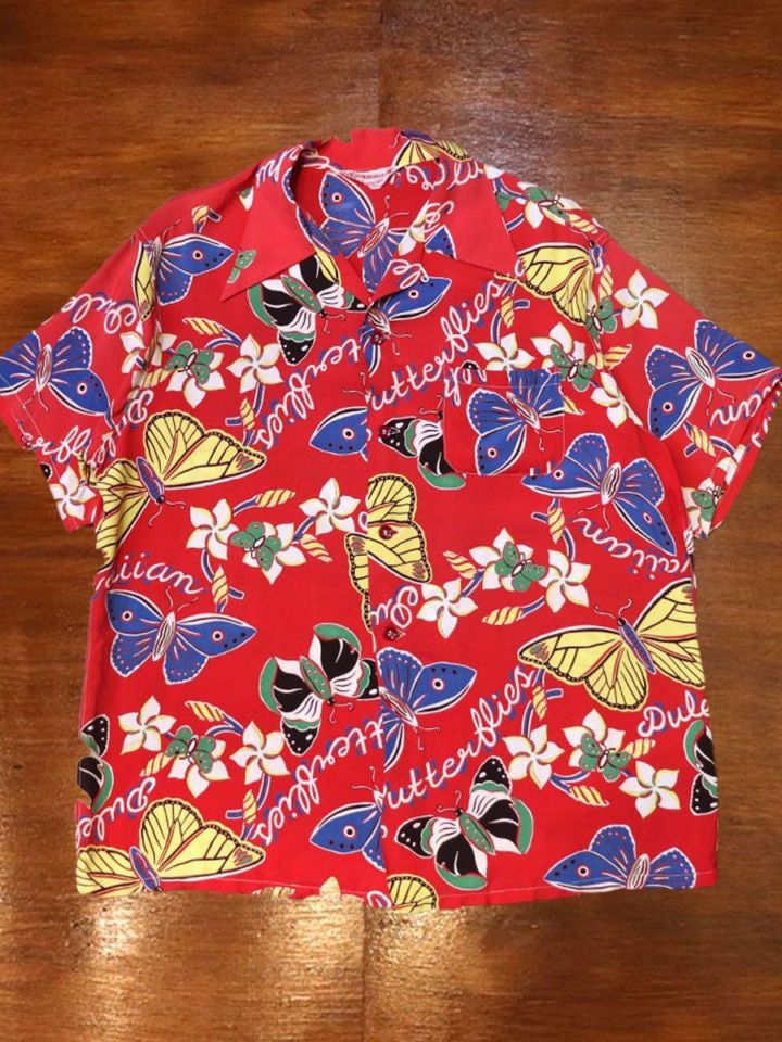 1940s HAWAIIAN SHIRT , Size L