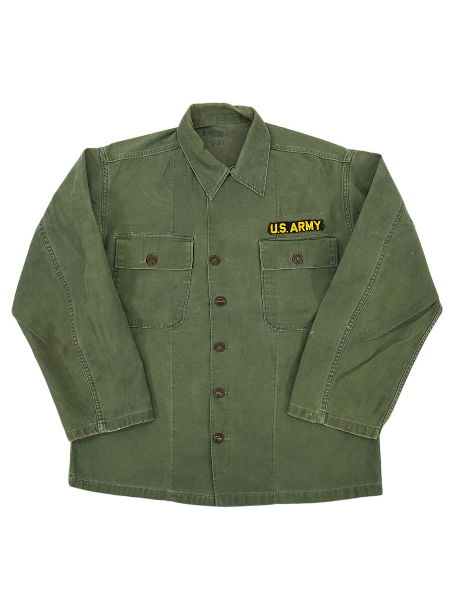 US ARMYユーティリティ シャツ 1st 筒袖 50s US ARMY ユーティリティシャツ 筒袖1st Type 前期 OG 107 COT