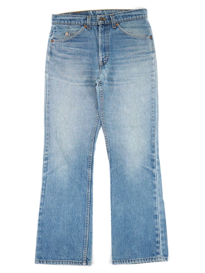 90s Levi's 517 USA製 フレアデニム オレンジタブ 34×32 古着 80s USA製 Levi's 517 オレンジタブ 濃紺 デニム ブーツ