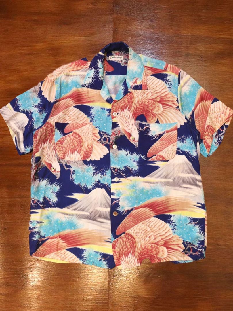 1960s HAWAIIAN SHIRT , Size Ｍ