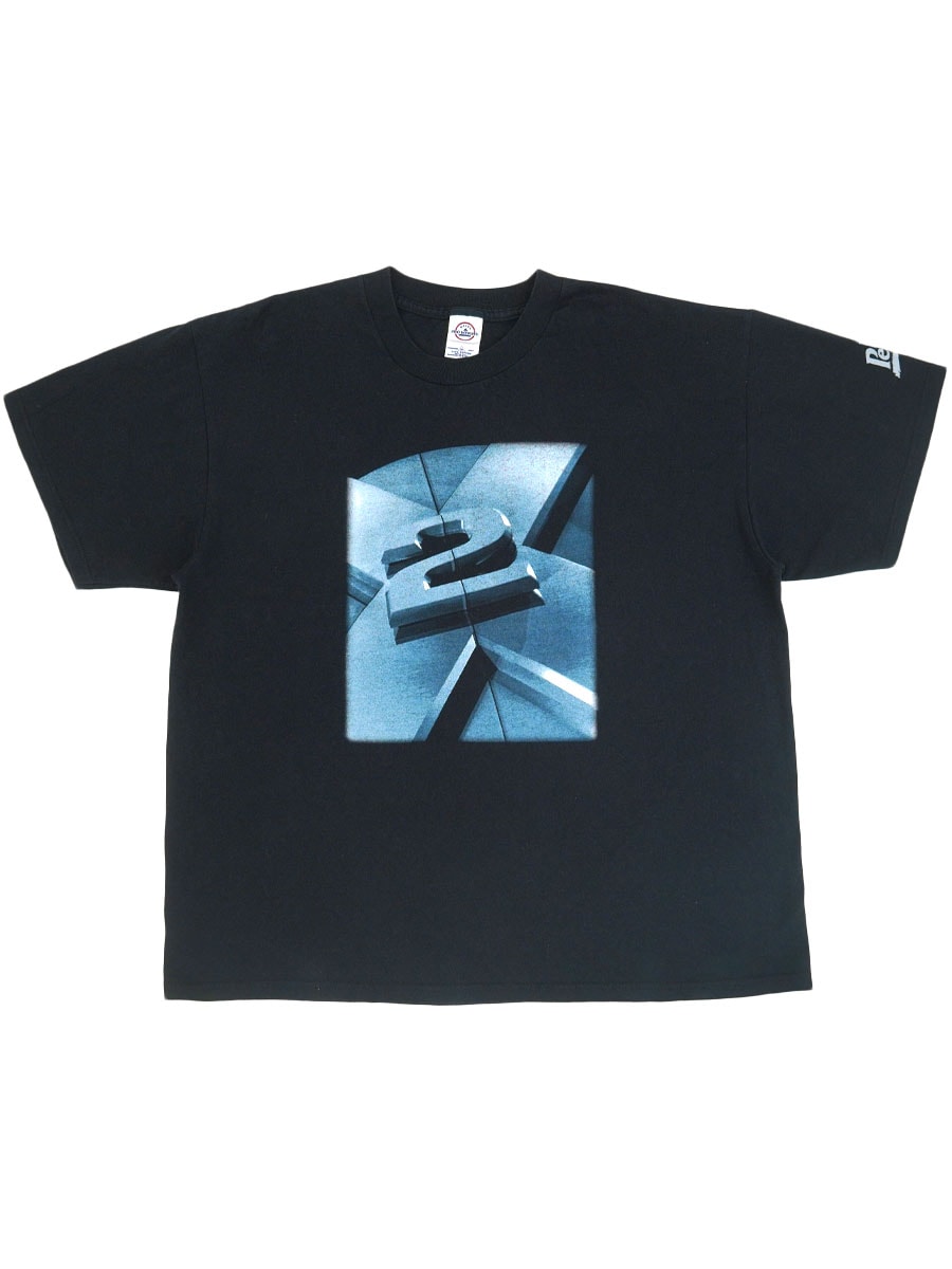 00's DELTA ''X-MEN2'' 袖プリント入り Tシャツ ブラック 表記(XL)