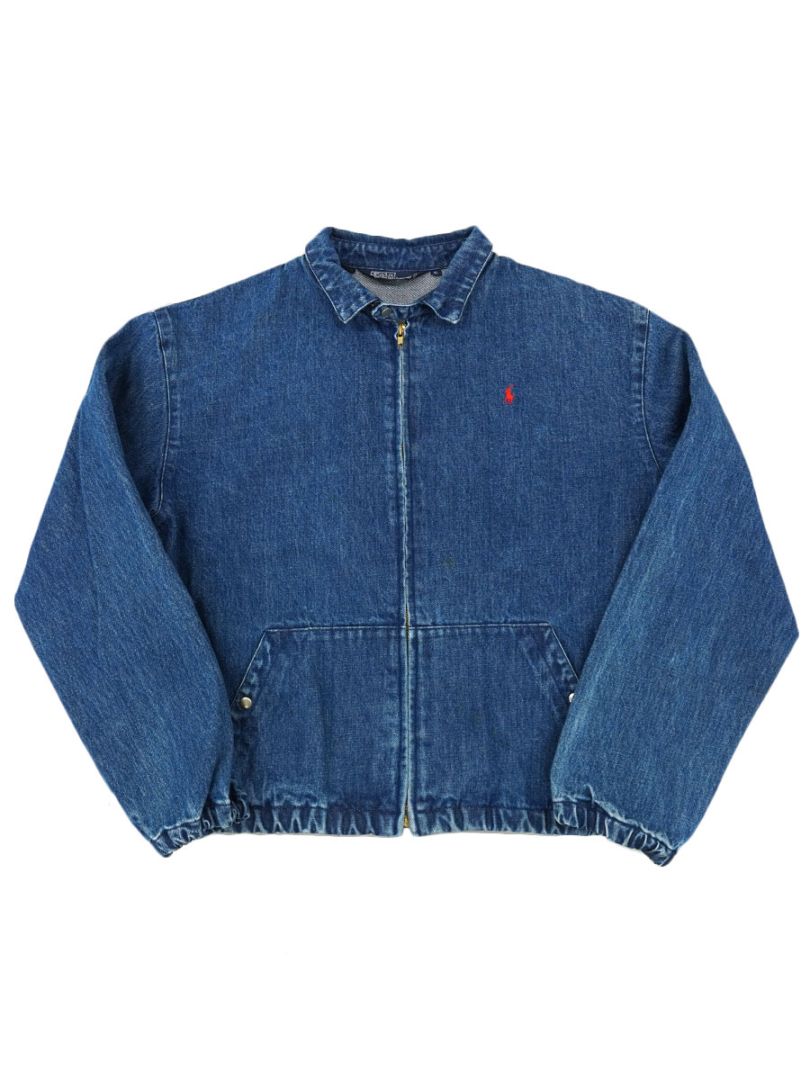 90's ラルフローレン デニムスウィングトップ 表記(XL) 