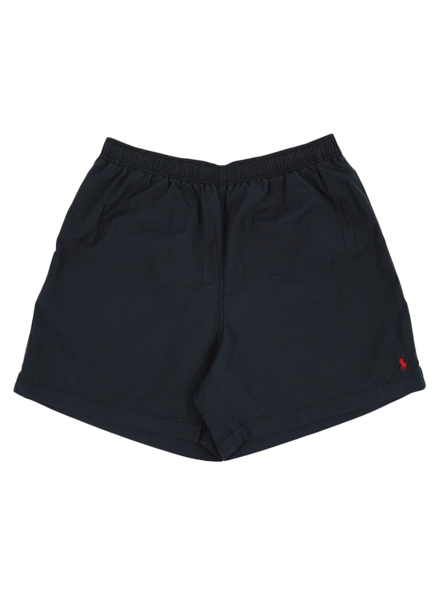 ◆ boohoo ◆ロング丈スイムショーツ(ブラック) POLO SPORT スイムショーツ ブラック 表記(XL) | NEW ITEM