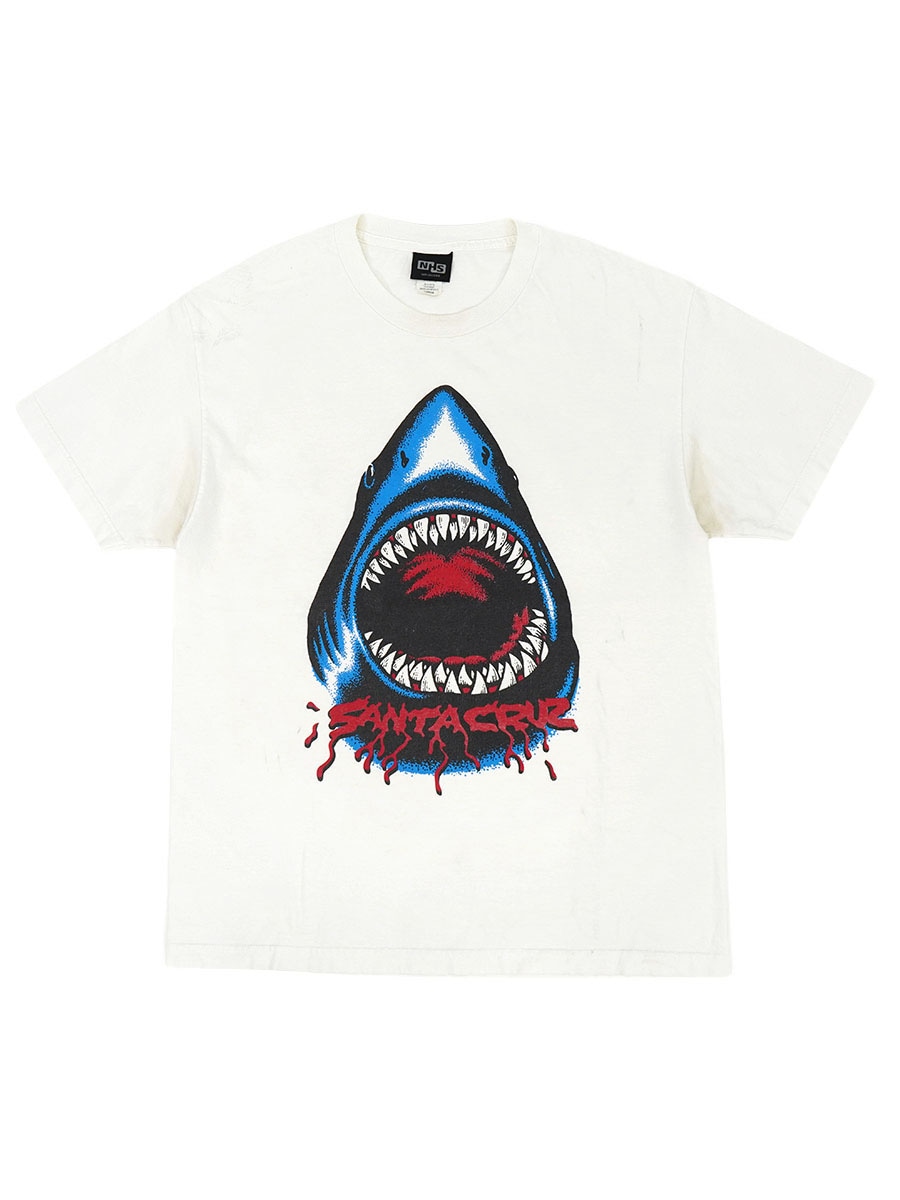 00's NHS ''SANTA CRUZ'' プリントTシャツ ホワイト 表記(L) | すべて