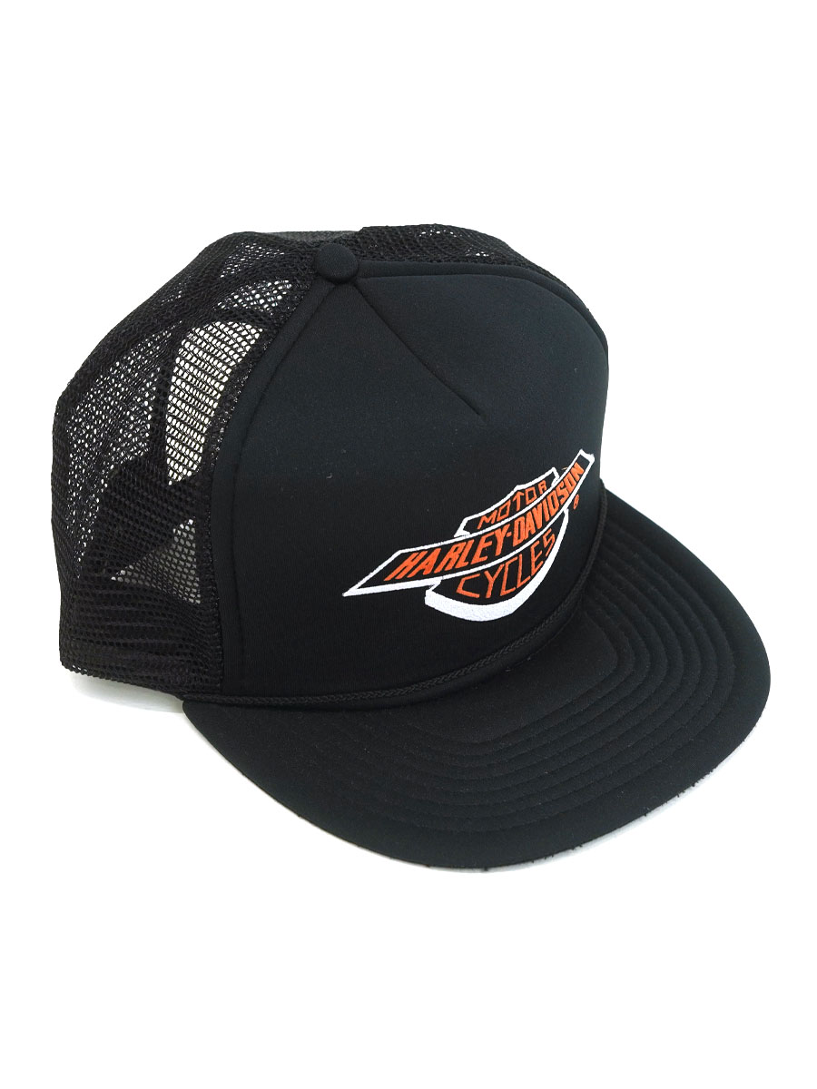 COBRA CAPS ''HARLEY-DAVIDSON'' メッシュトラッカーキャップ ブラック