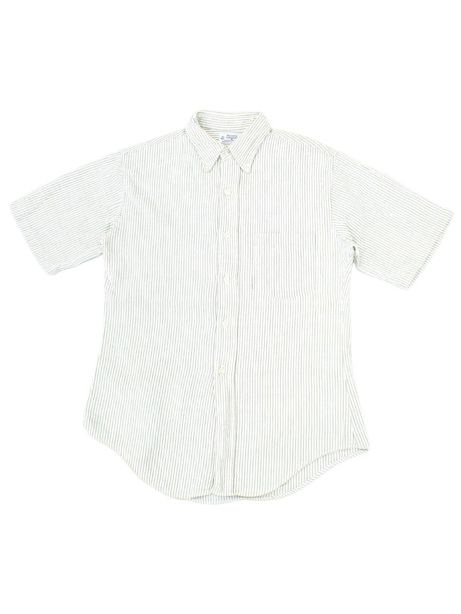 60's PENNEY'S TOWNCRAFT 3点留め ストライプ柄 半袖ボタンダウン