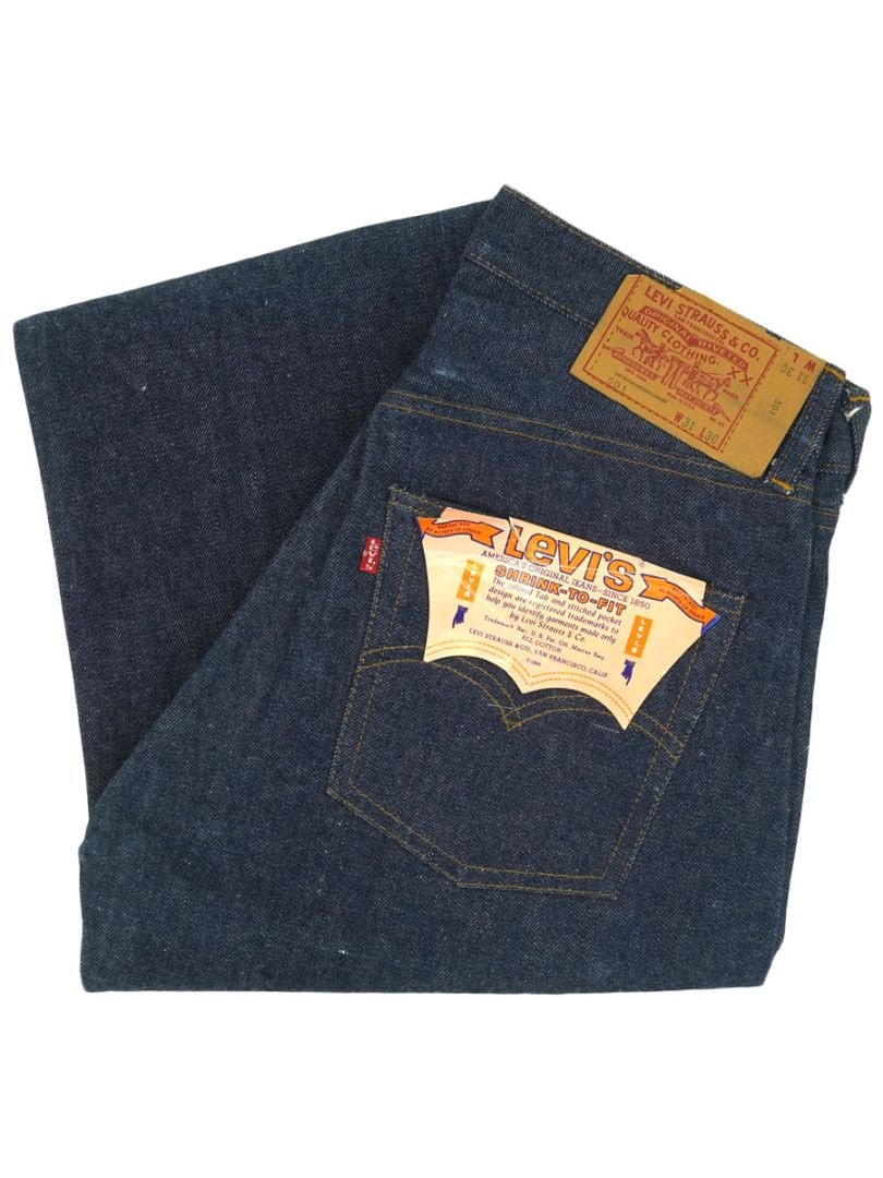 70s levis501 66前期 70's Levi's 501 66前期 デニムパンツ ほぼDEAD 濃紺 スレキ