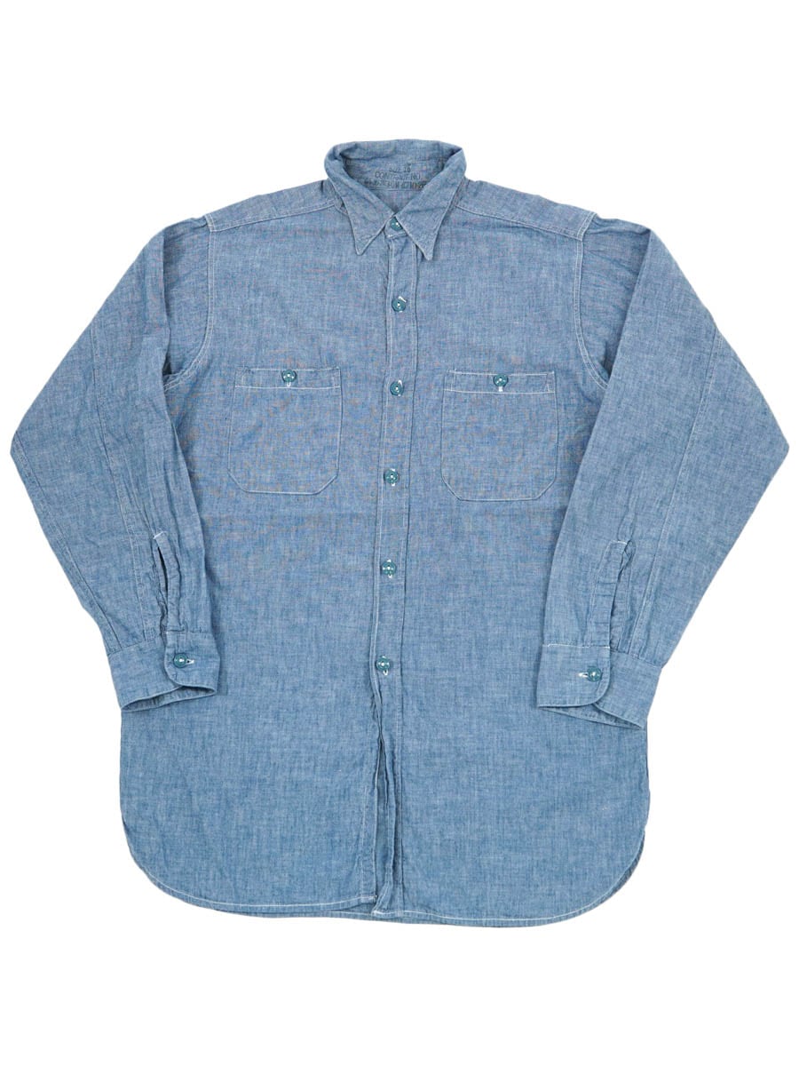 vintage 40s マチ付き　シャモア　ワークシャツ vintage 40s マチ付き シャモア ワークシャツ