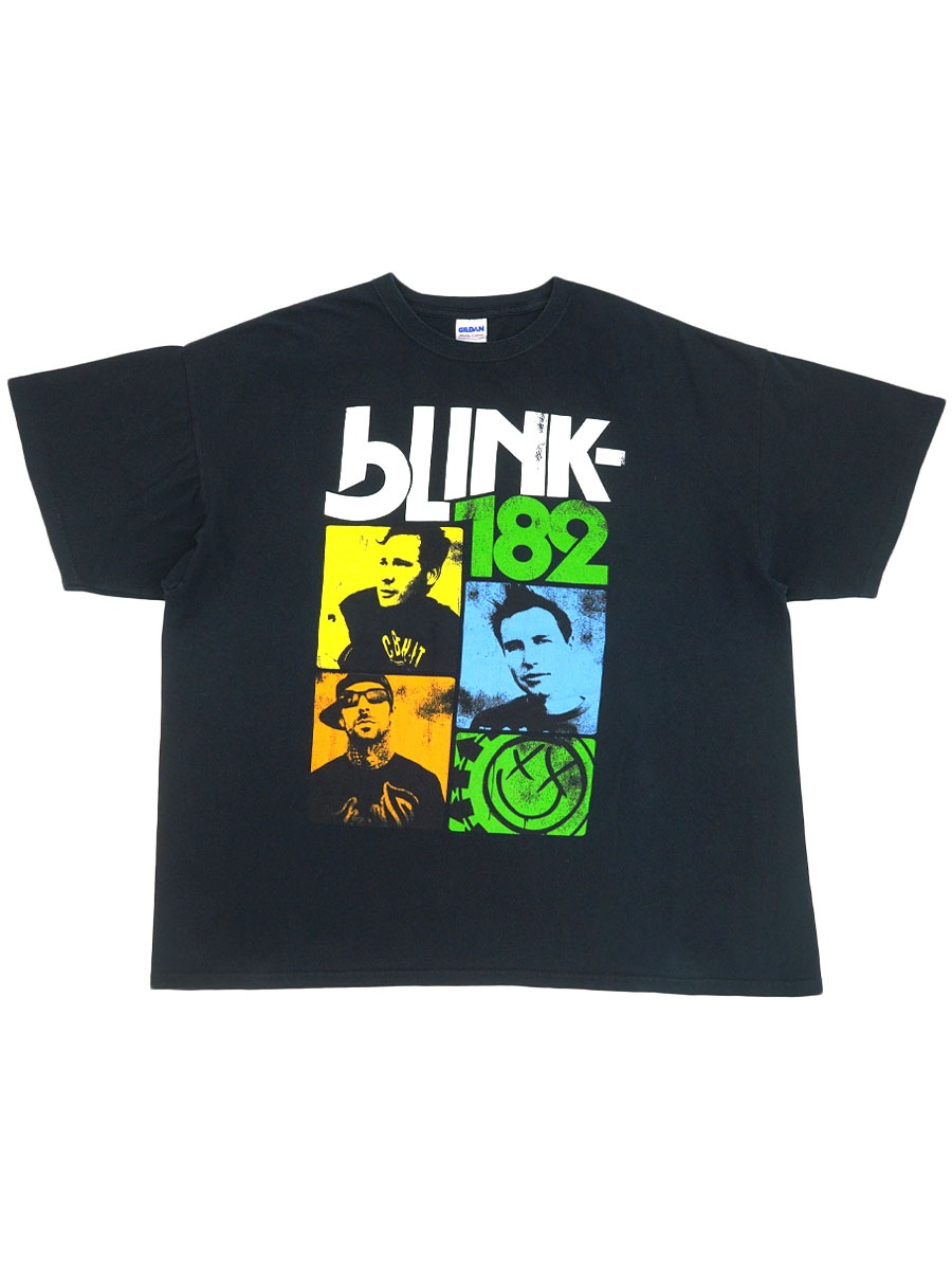 激カワ blink-182◎USAツアーTシャツ 両面プリント 丈77 激カワ blink-182◎USAツアーTシャツ 両面プリント 丈77