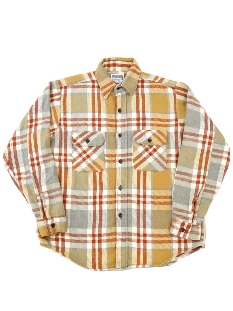 好配色 80's FIVE BROTHER ネルシャツ USA製 古着 80s USA製 FIVE