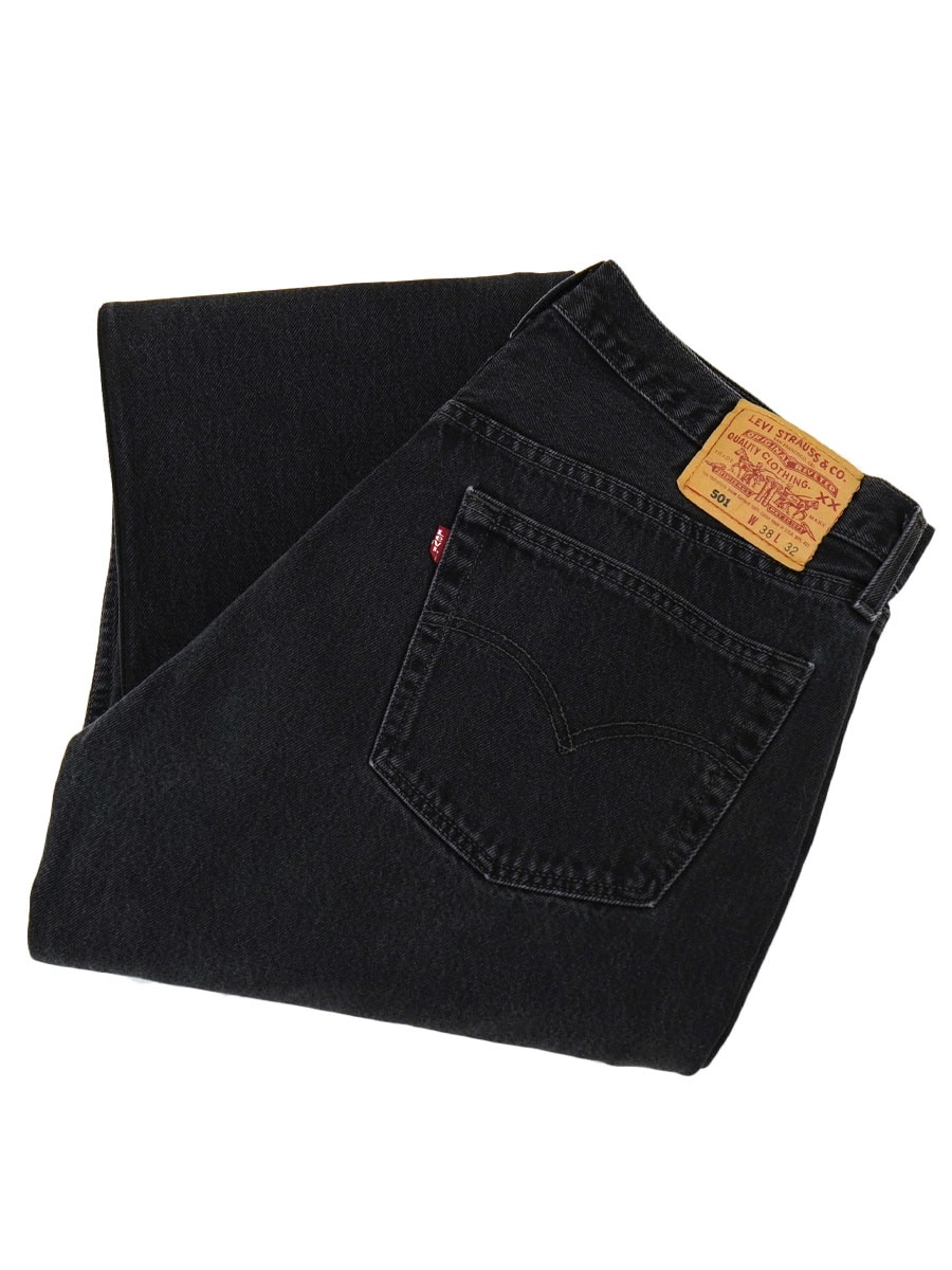 90's Levi's 501 ブラック デニムパンツ 表記(38x32) USA製 