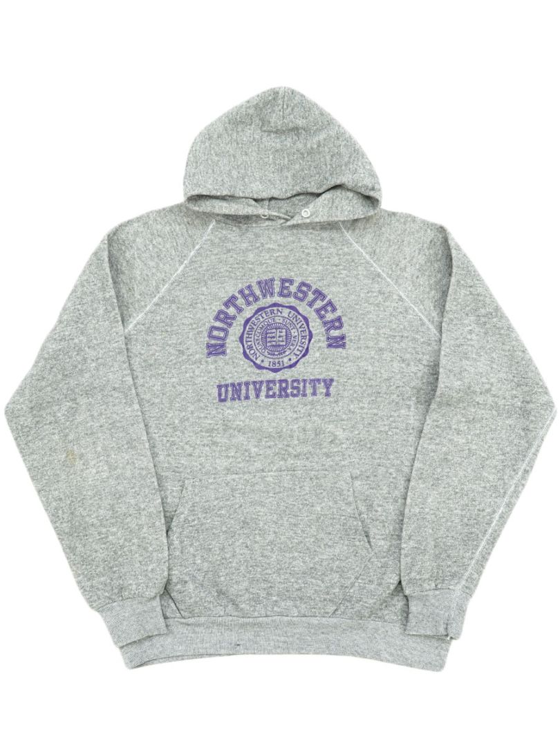 ビンテージ Artexボディ NORTHWESTERN UNIVERSITY カレッジ パーカー パープル size.XL 80s Elizabethtown College Sweat Shirt Vintage Artex Sweater Jumper