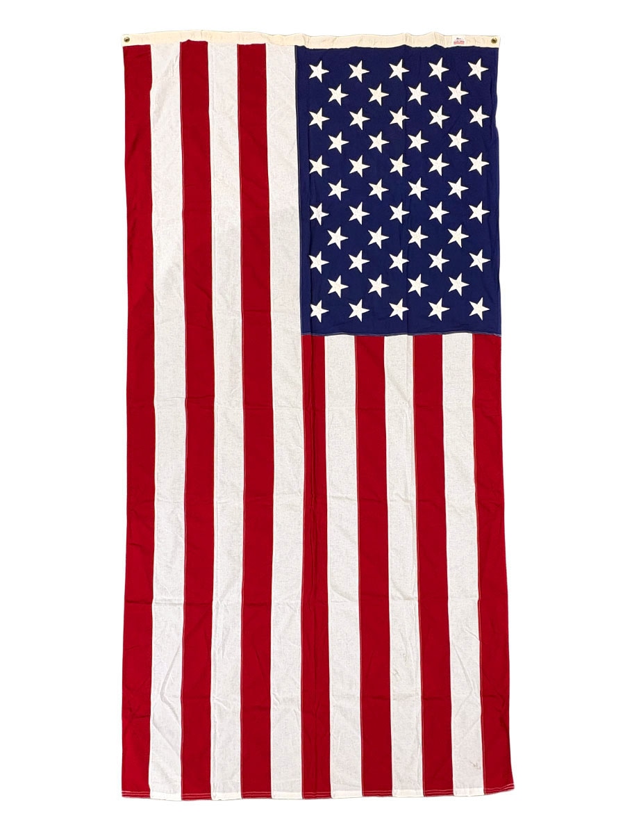 70's～ BEST VALLEY FORGE 50スター 100％コットン アメリカンフラッグ 実寸(72x308位) USA製