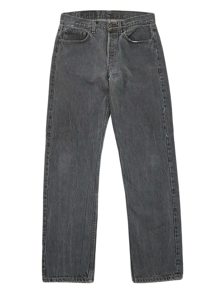 80's～ Levi's 501 ブラック デニムパンツ 表記(33x34) USA製 