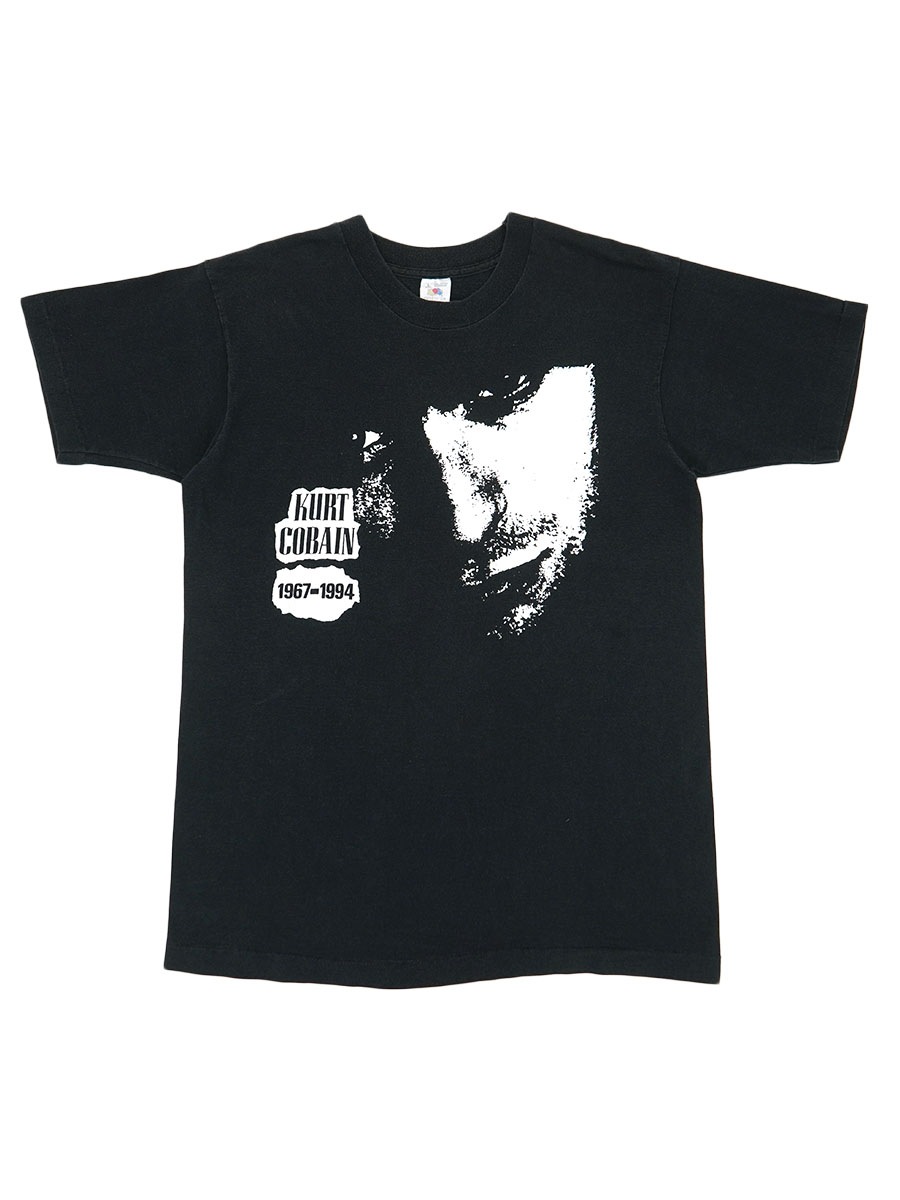 Kurt Cobain Tシャツ 公式 90's FRUIT OF THE LOOM ''KURT COBAIN 1967-1994'' プリントT