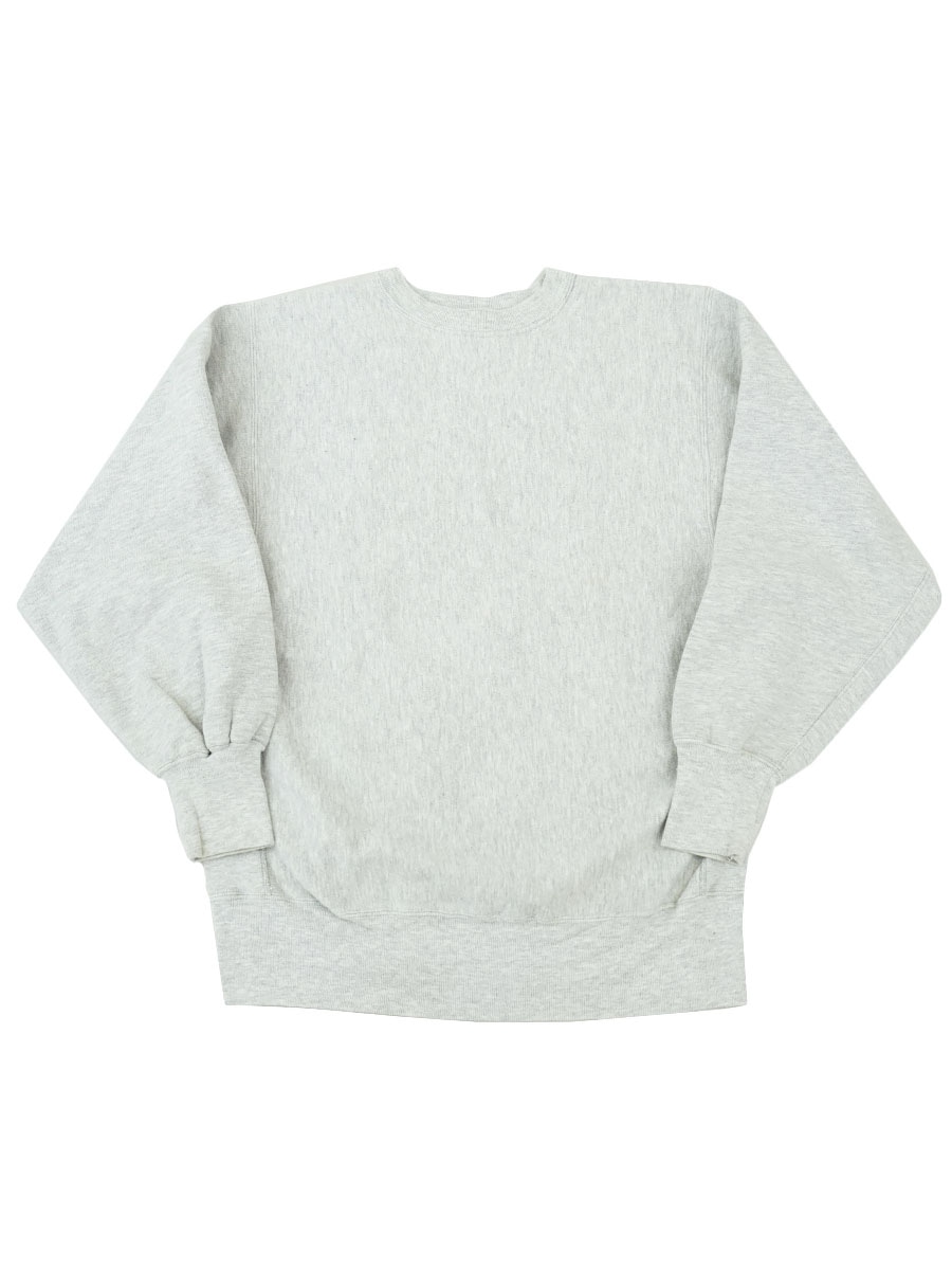 80sレアリバースウィーブ 白目（目無し）USA製 刺繍タグ　グレー 楽天市場】USA製 90s Champion Reverse Weave Sweatshirt 灰 L