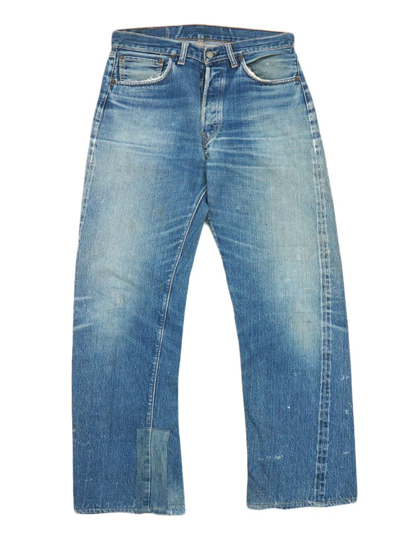 60's Levi's 501 BIG-E デニムパンツ ヒゲ 渋雰囲気 実寸(32x30