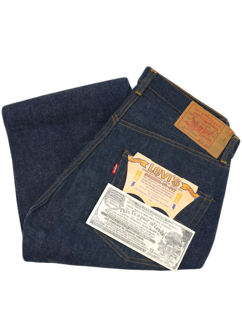 みみみリーバイス50166前期　スレキスタンプ levis501 第43回（動画有）リーバイス501 66前期モデル スレキスタンプ