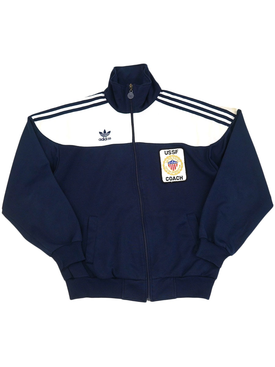 アディダス ジャージ　トラック80年トレフォイルS ロゴ刺繍820 80s adidasアディダス トレフォイル ロゴ刺繍 マルチカラー