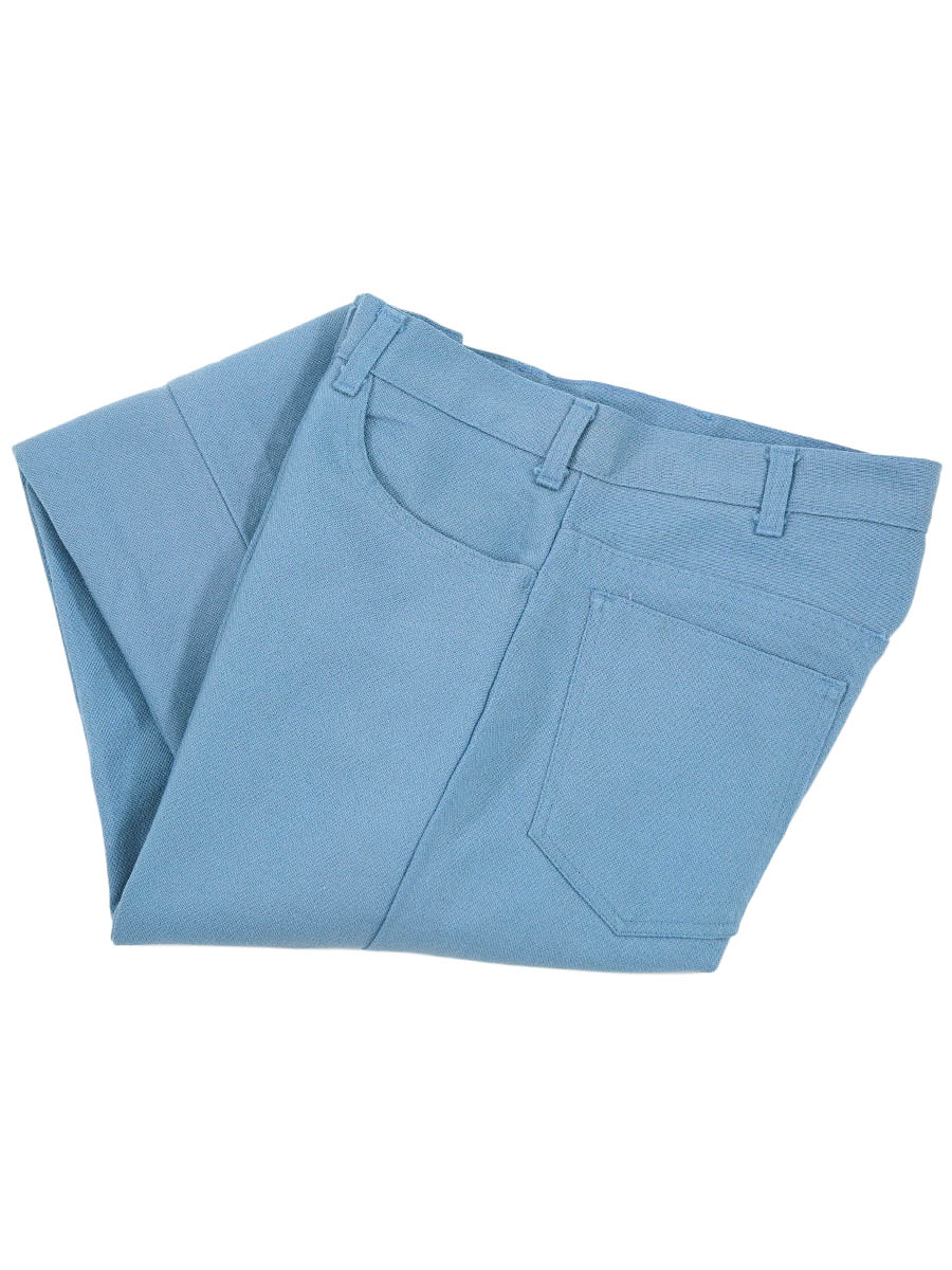 60s USA製 Levi's スタプレbigE 42TALON ライトブルー 60's～ Levi's STA-PREST BIG-E スタプレパンツ ライトブルー 実寸