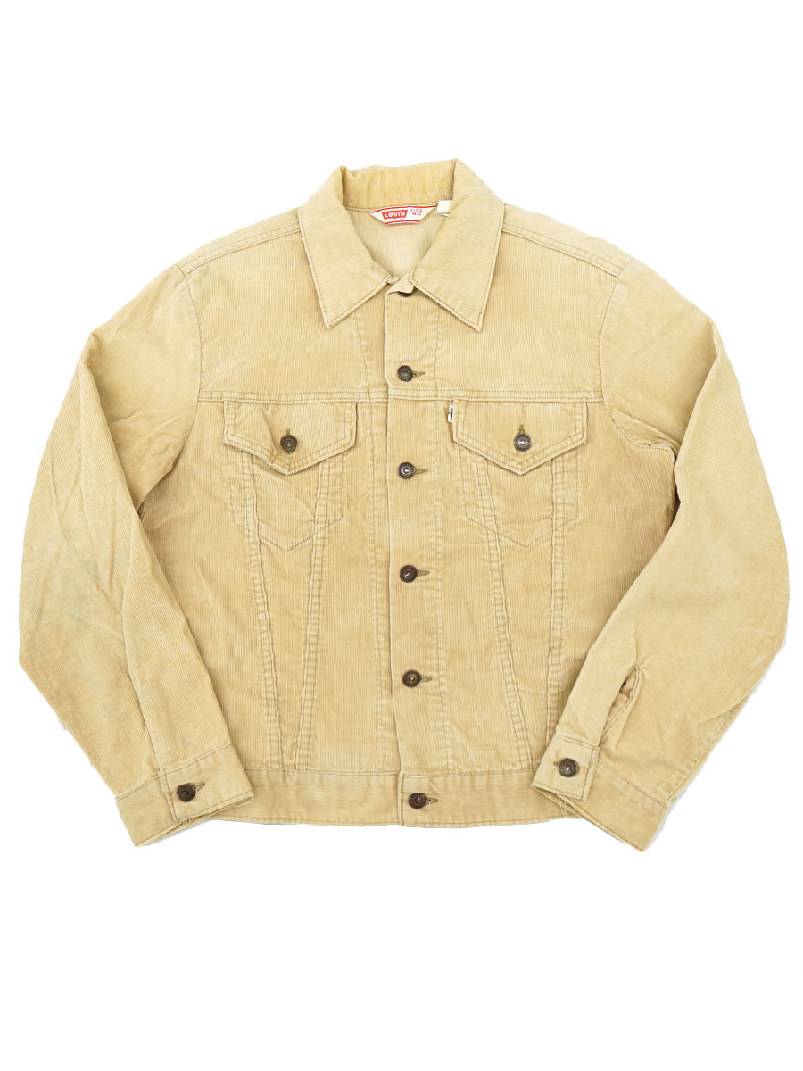 70's Levi's 70505 3rd型 コーデュロイJKT ベージュ 表記(40)