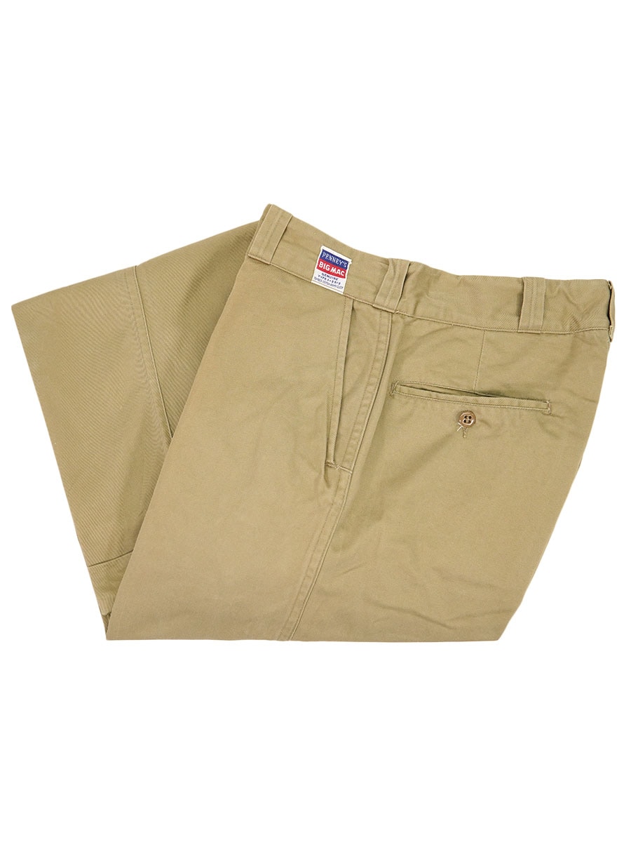 BIGMAC 60s パンツ Work w35 カーキ ワークパンツ BIGMACビッグマック PENNEY'S 60s Chino パンツ