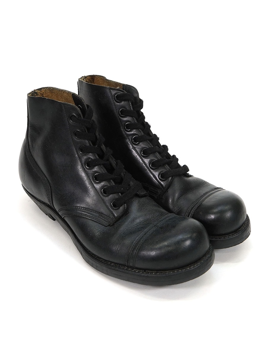 60's U.S.ARMY キャップトゥ レザーコンバットブーツ 表記(9 1/2