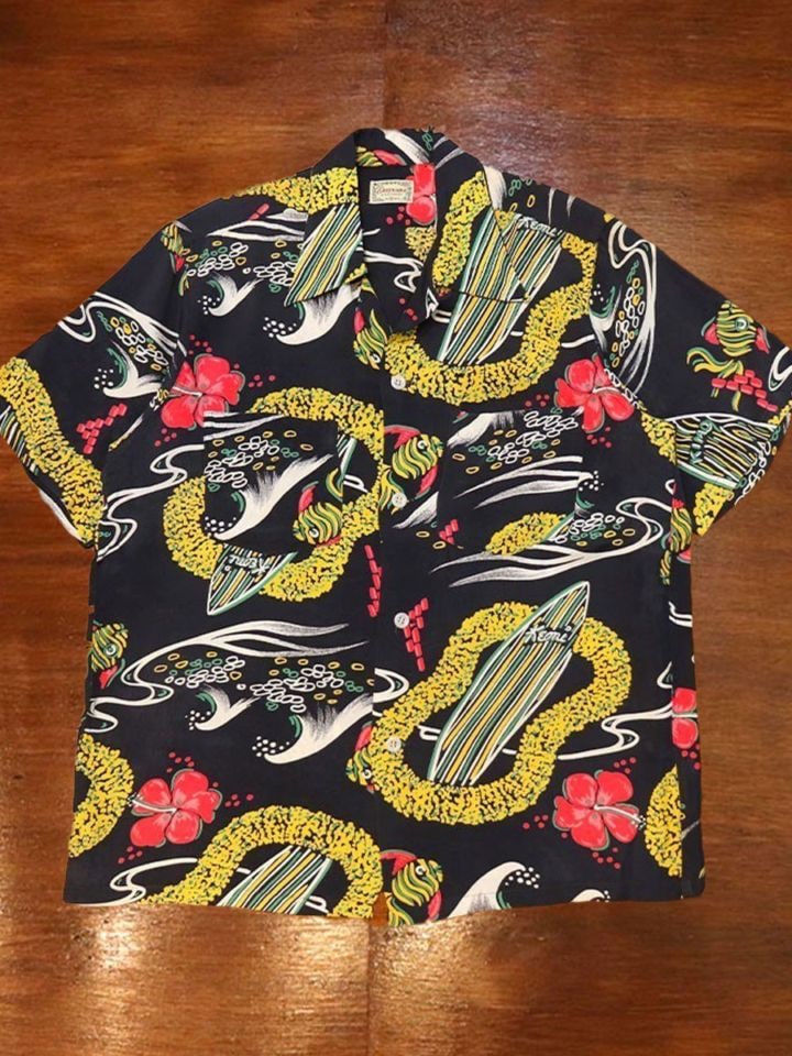 1950s HAWAIIAN SHIRT , Size M