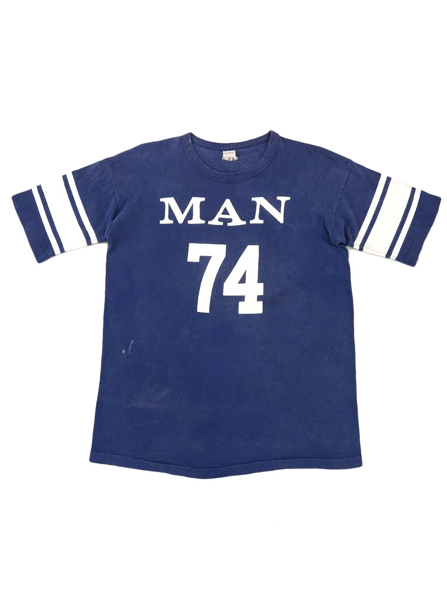 60's プロダクツタグ チャンピオン ''MAN #74'' 両面ナンバリング 袖