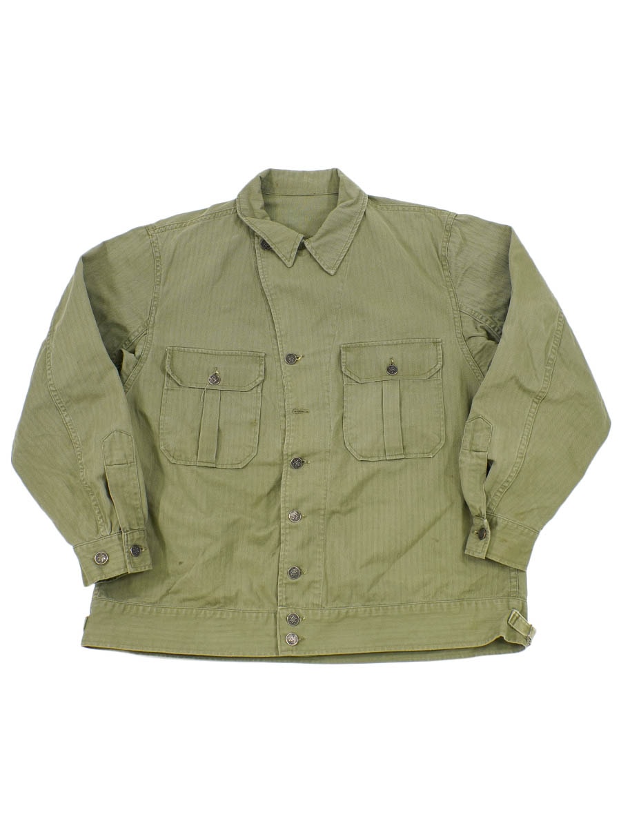 40's U.S.ARMY M-42 HBTジャケット 13スターボタン 実寸(40位