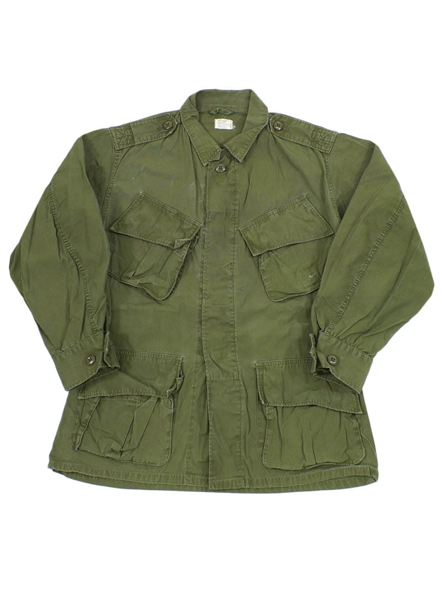 ジャングルファティーグ2nd  ノンリップス　米軍実物 SMALL-SHORT 60s 米軍 U.S.ARMY ジャングルファティーグジャケット 2nd