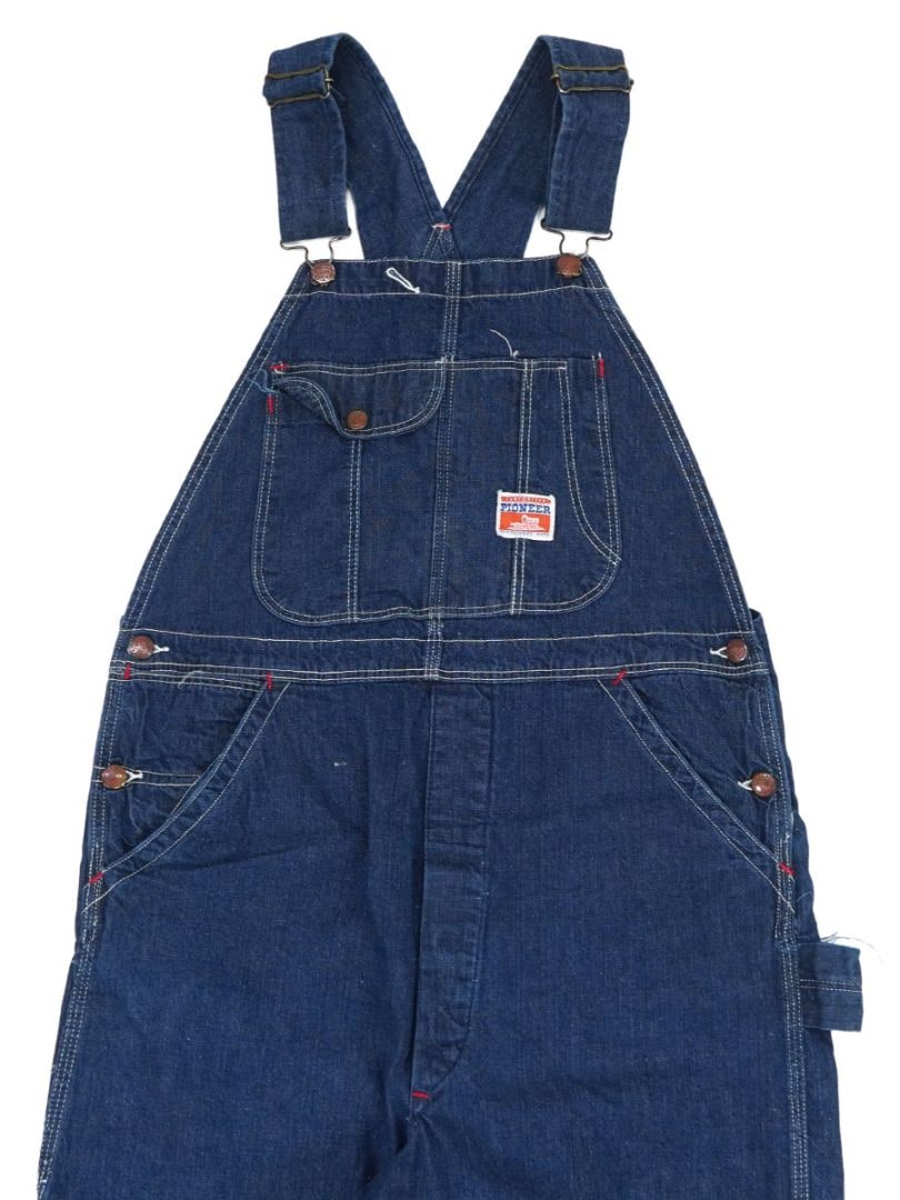50's PIONEER デニムオーバーオール 実寸(36x34位) | すべての商品