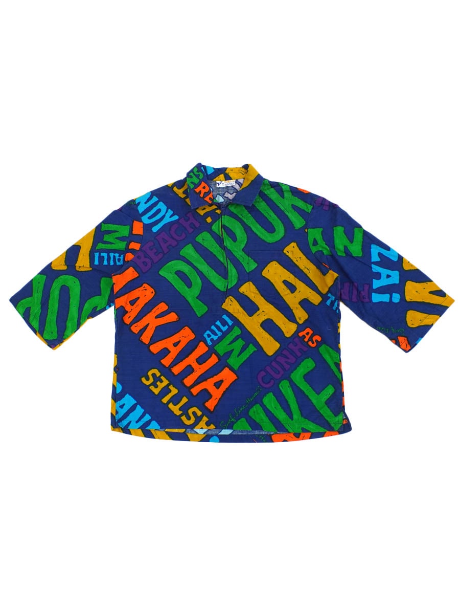 70's～ Jams Surfline HAWAII ハーフジップ シャツプルオーバー