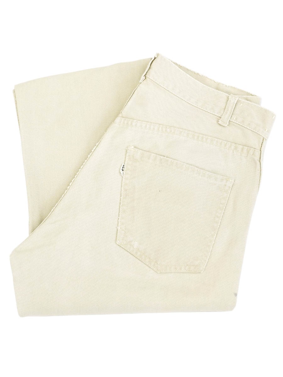 60'S LEVI'S BIG-E COTTON TWILL PANTS OFFWHITE (APPROX.W30 L30)