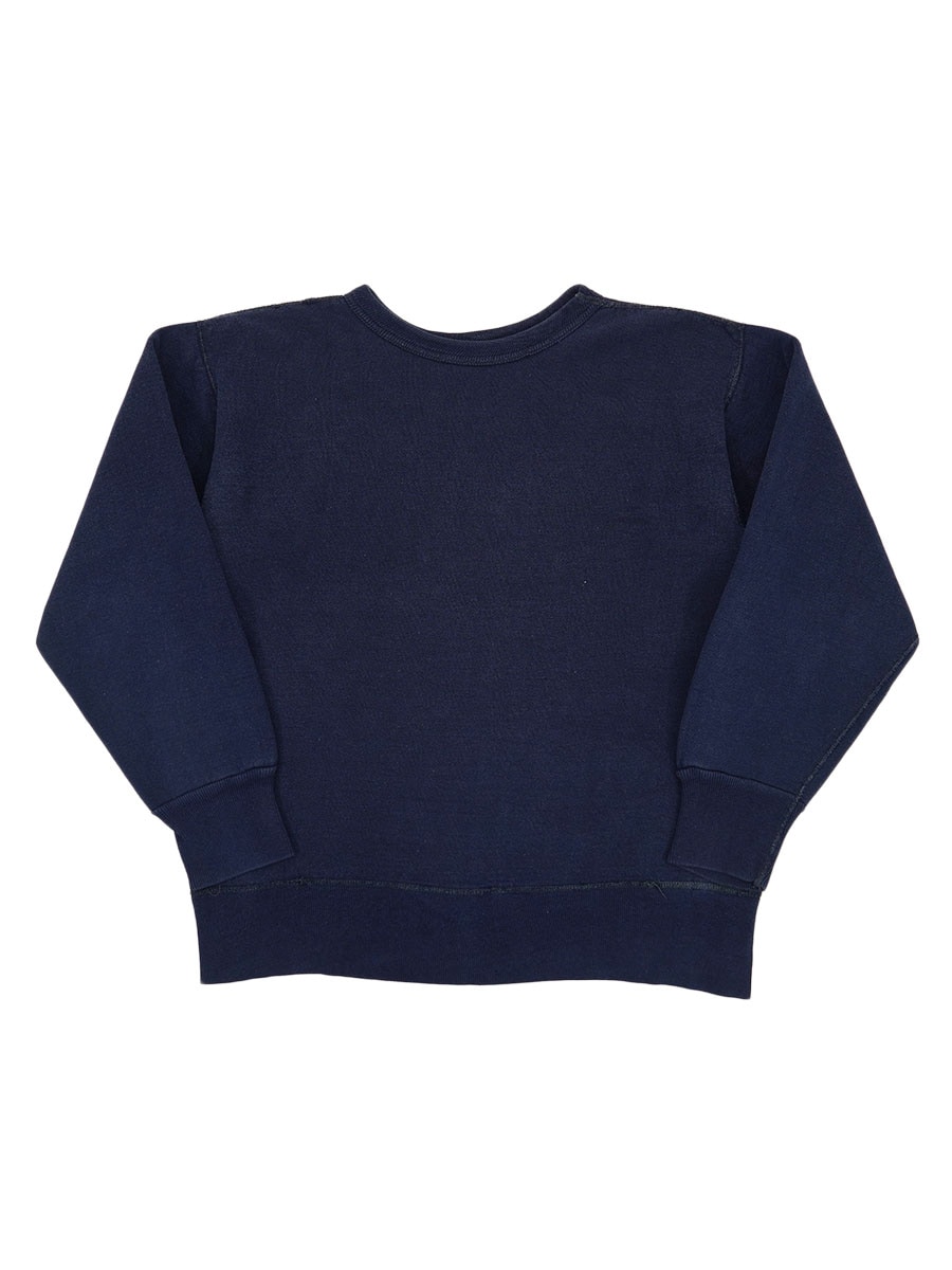 60's～ FRUIT OF THE LOOM セットインスリーブスウェット 無地ネイビー 表記(L) USA製