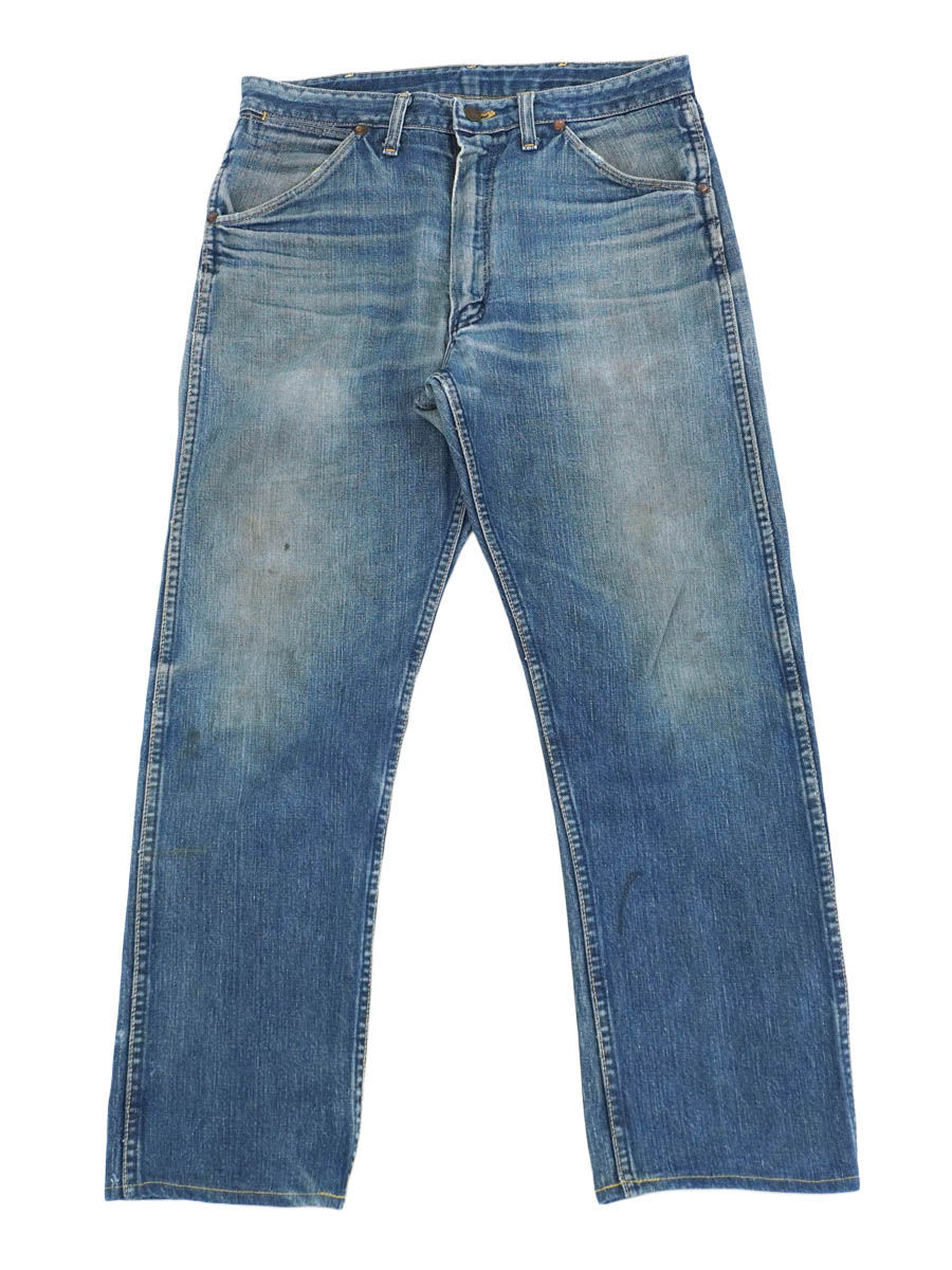 Wrangler 60s 11mwz デニムパンツ　W33 60's～ Wrangler 11MWZ デニムパンツ 味あり良色落ち 表記(33x30