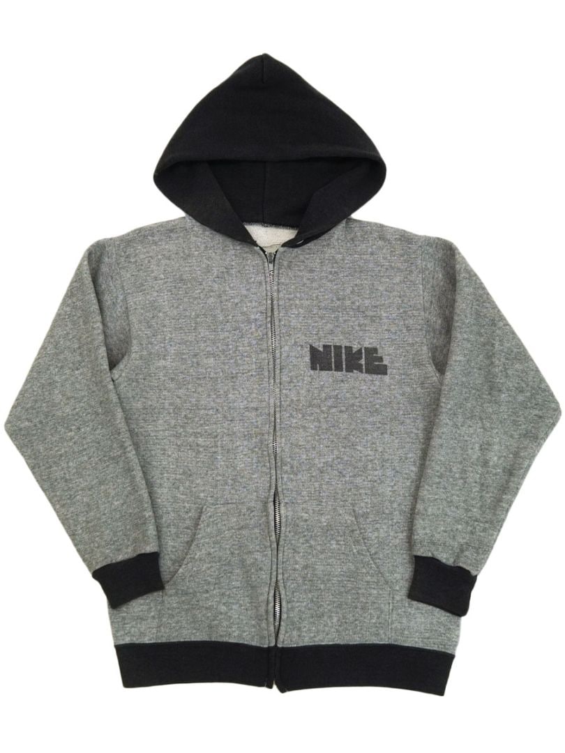 70's NIKE 染み込みゴツナイキ フルジップ 2トーン スウェット