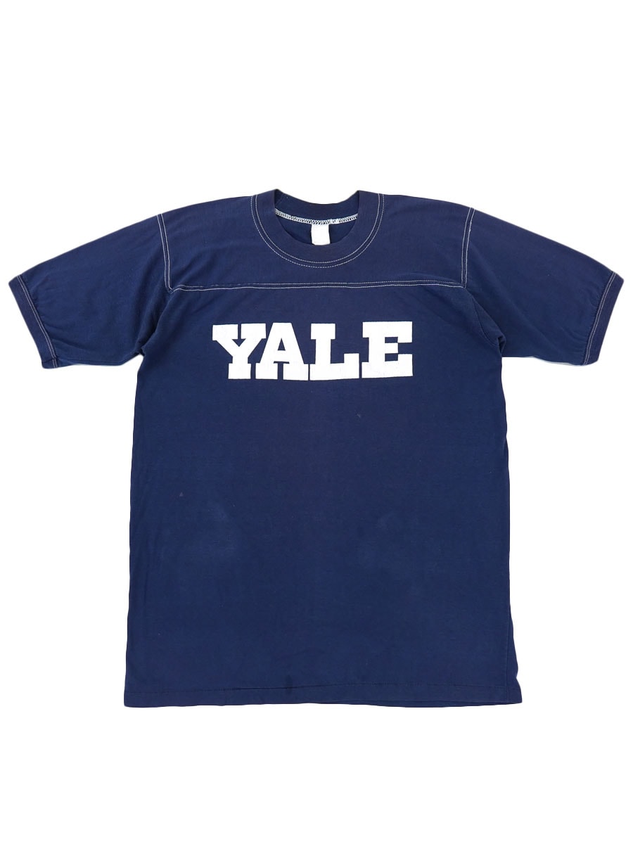 80's～ ''YALE'' 半袖フットボールTシャツ 実寸(M位) | すべての商品