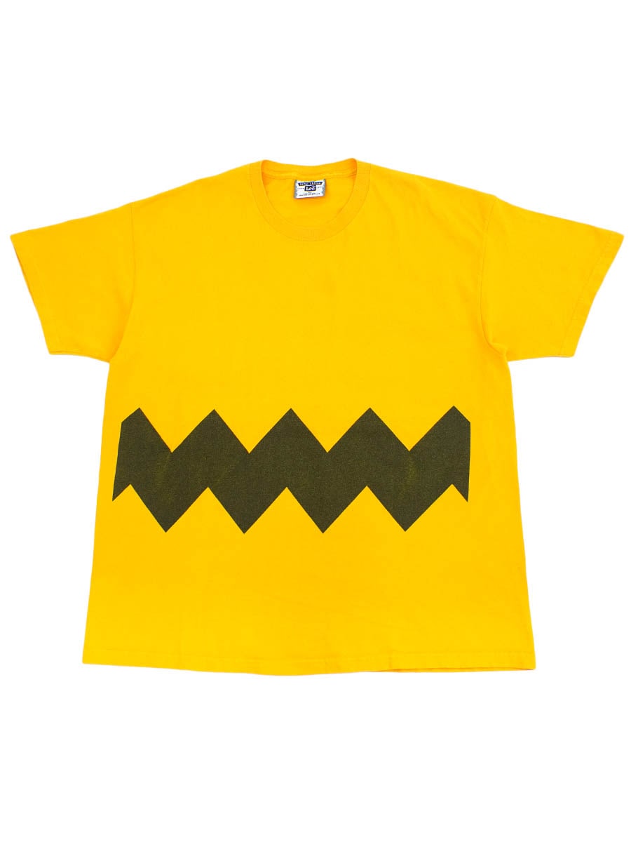 90's Lee BALZOUT ''チャーリー・ブラウン'' 両面プリントTシャツ 表記