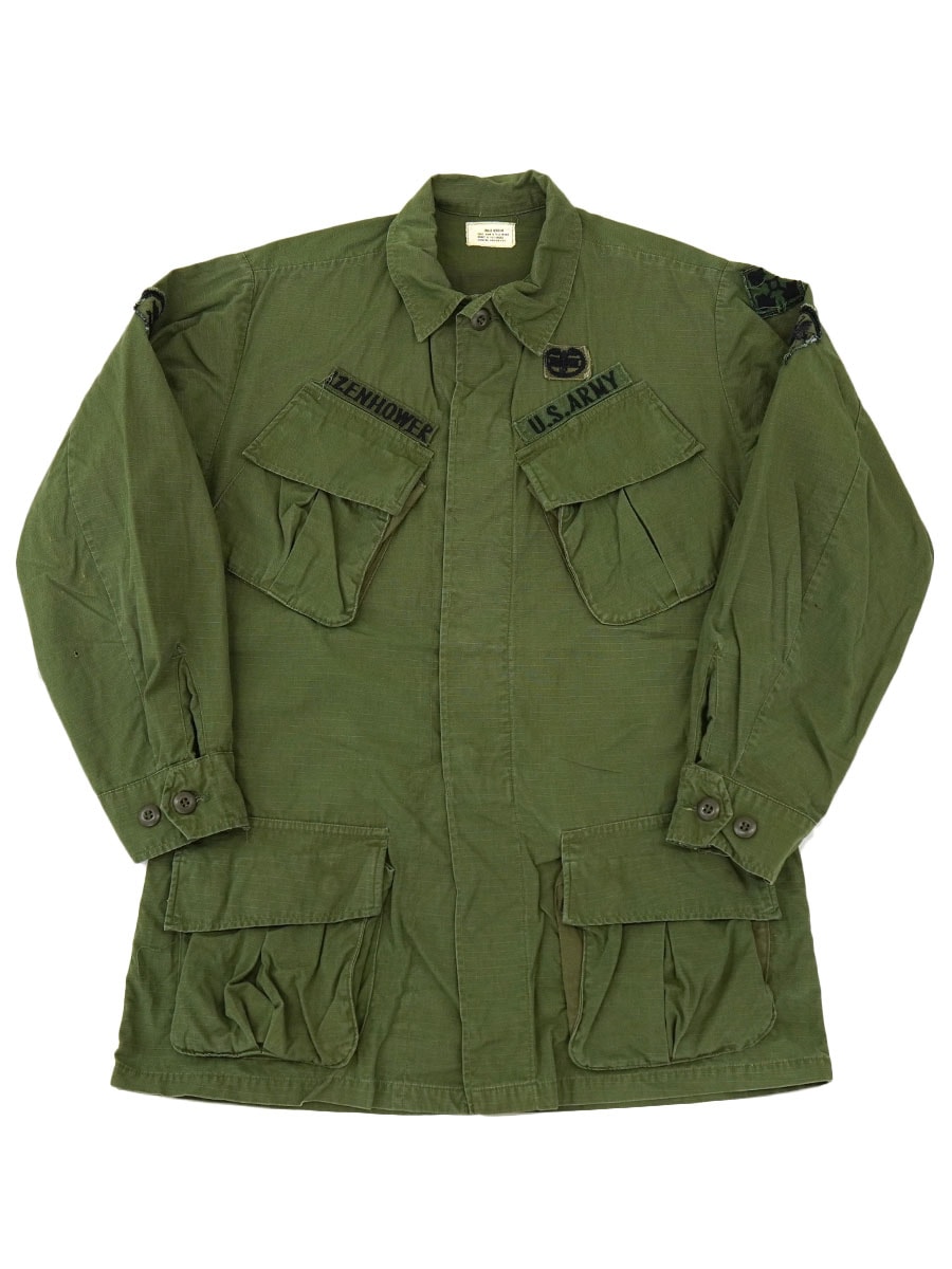 68's U.S.ARMY ファティーグJKT 4th ワッペン 表記(SMALL REG)