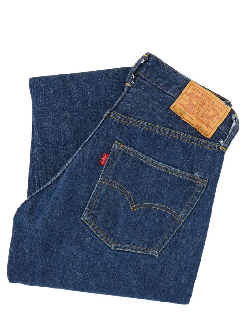 80's Levi's 501 66後期 デニムパンツ 濃青 表記(29x31) | すべての