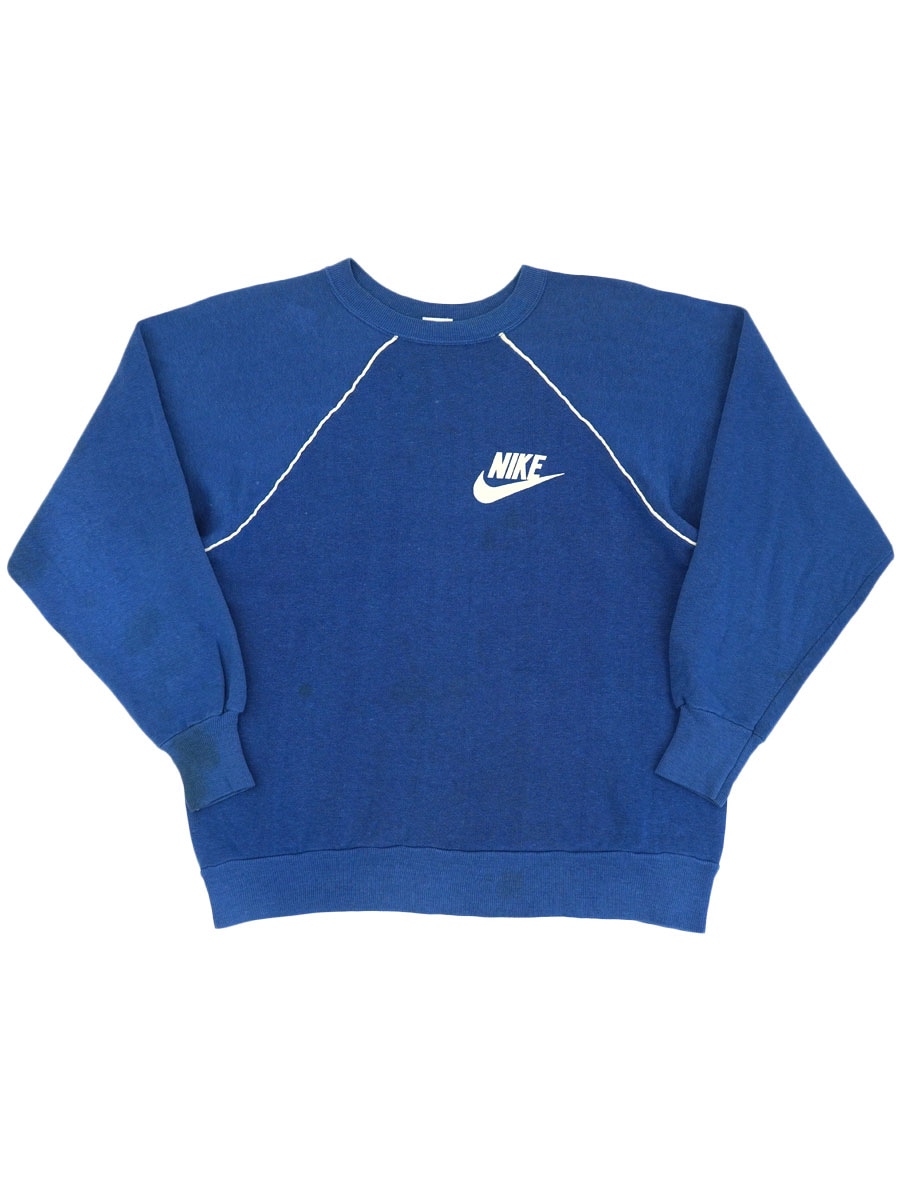 70's オレンジタグ NIKE スウォッシュロゴ ラグランスリーブスウェット
